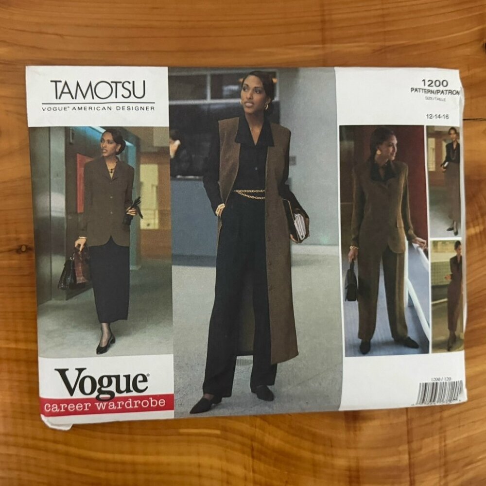 Vogue Sewing Patterns Lot of 3 (1589, 1593, 1200)
